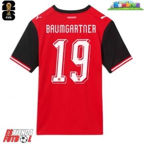 Austria Christoph Baumgartner #19 Primera Equipación Mundial 2026 Manga Corta
